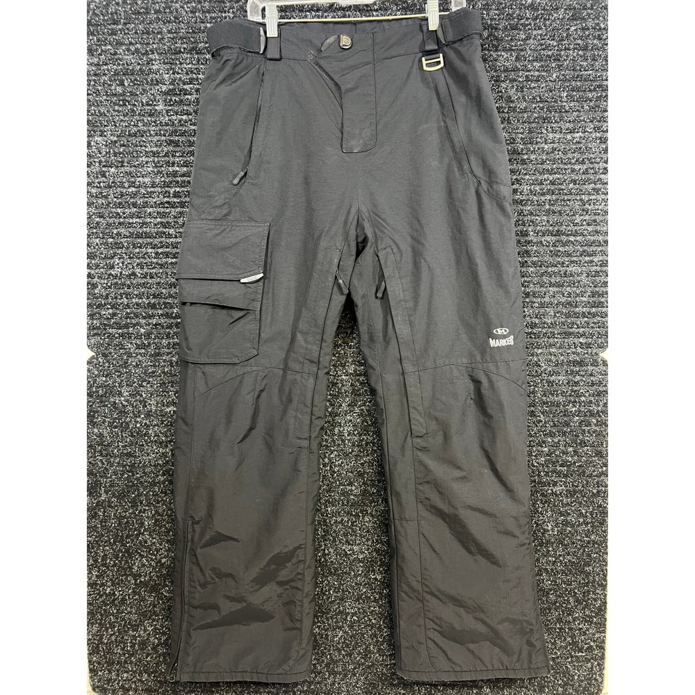 Vintage Marker Black Snow Pants Mens Size Medium